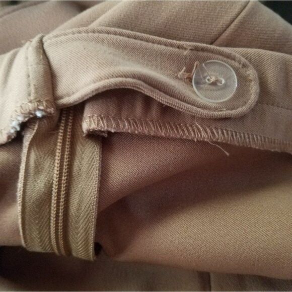 Coldwater Creek Tan Flat Front Dress Pants Size 12P - Picture 6 of 7